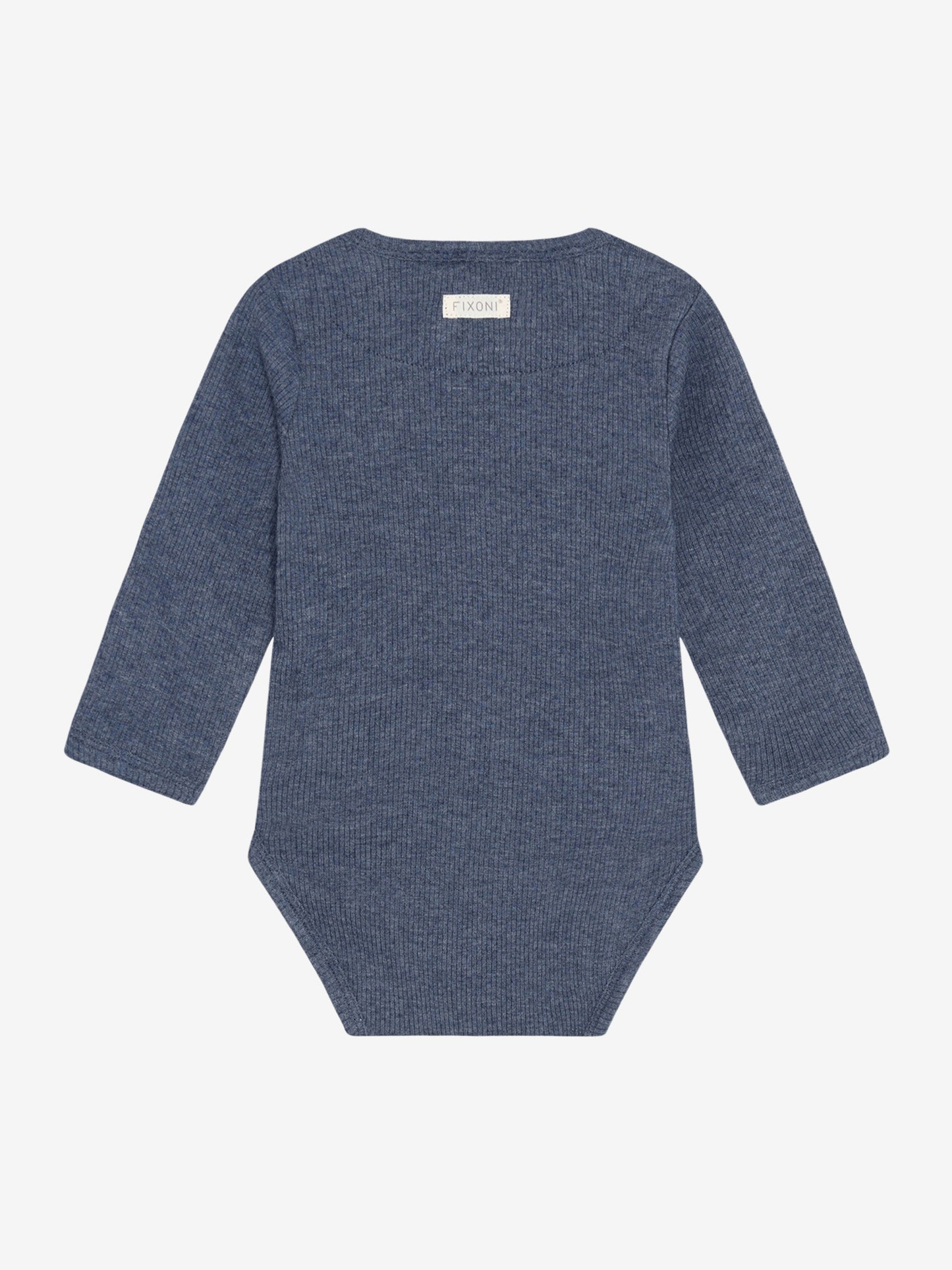 Romper - Modal/cotton - Dark blue/Vintage Indigo Melange - Fixoni