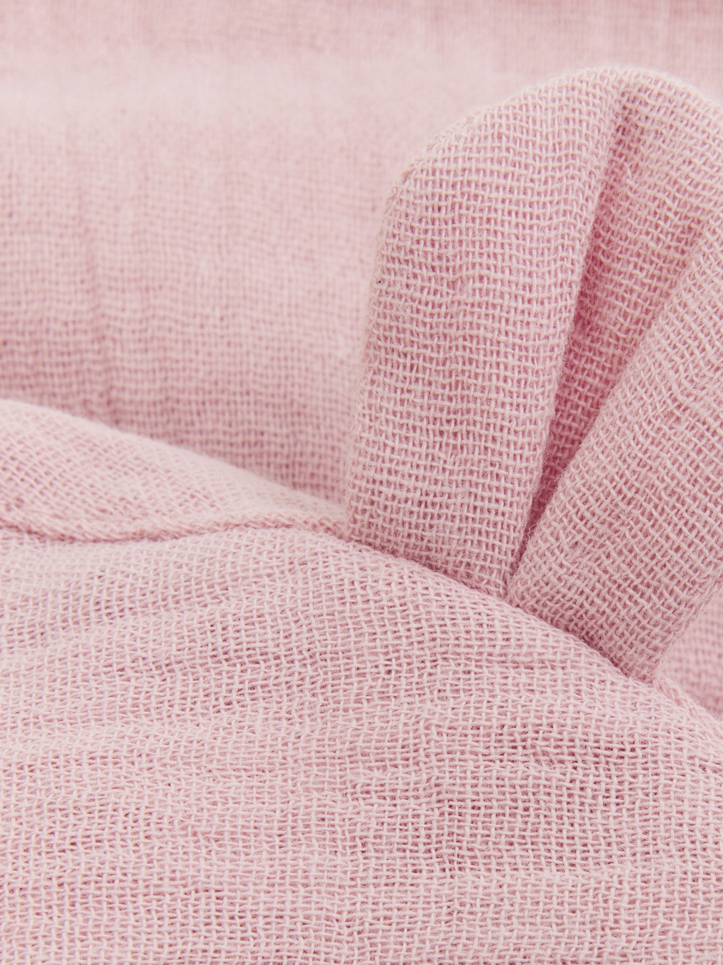 Baby Sonnenhut mit Ohren - Rosa - Baumwollmusselin - HutteliHut