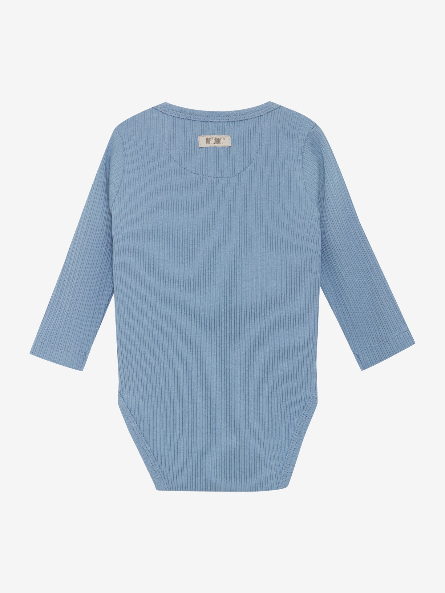 Bodysuit long sleeve - Cotton & Modal mix - Body LS Rib - Windward Blue - Huttelihut