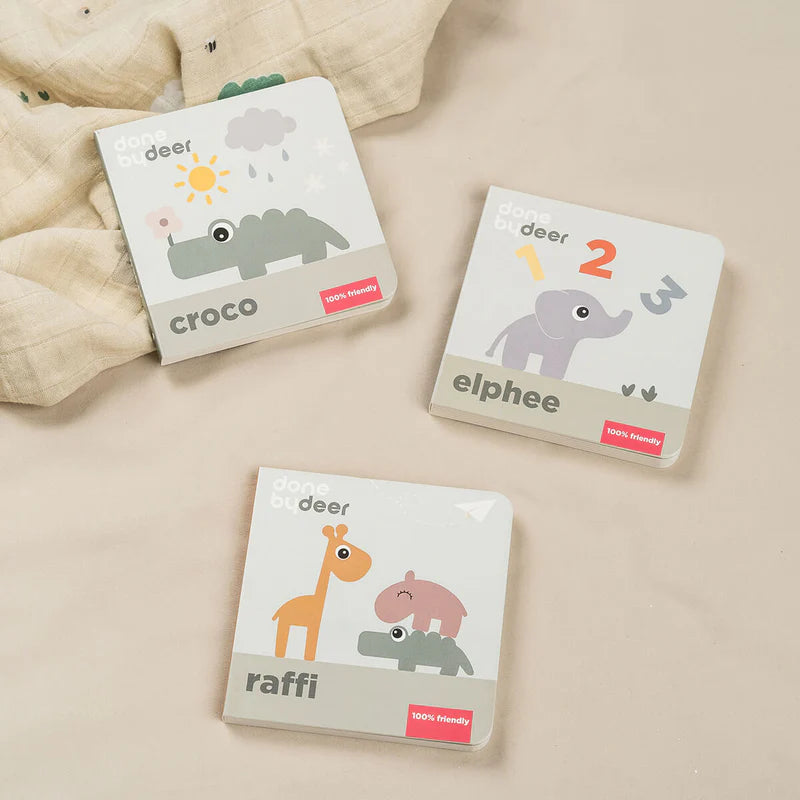 Board book 'Friends' - Raffi - Colour mix - Done by Deer