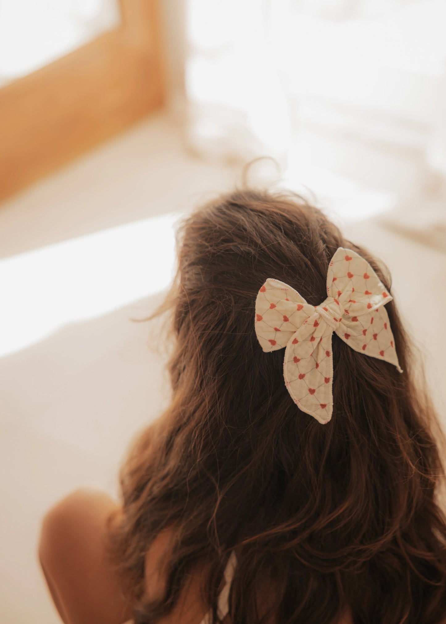 Haarspange Schleife - Bio-Baumwolle - Lovely Roots - Mrs Ertha