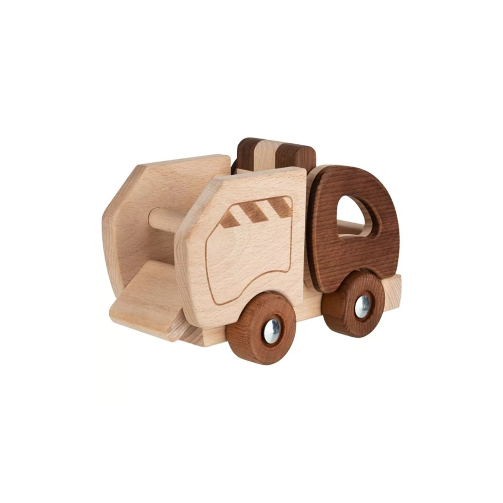 Garbage Truck - Wood - Goki Nature