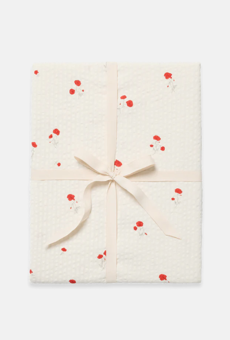 Hoeslaken - Seersucker Fitted Sheet Junior - 70x140 - Biologisch katoen - Poppy - Garbo & Friends (Copy)