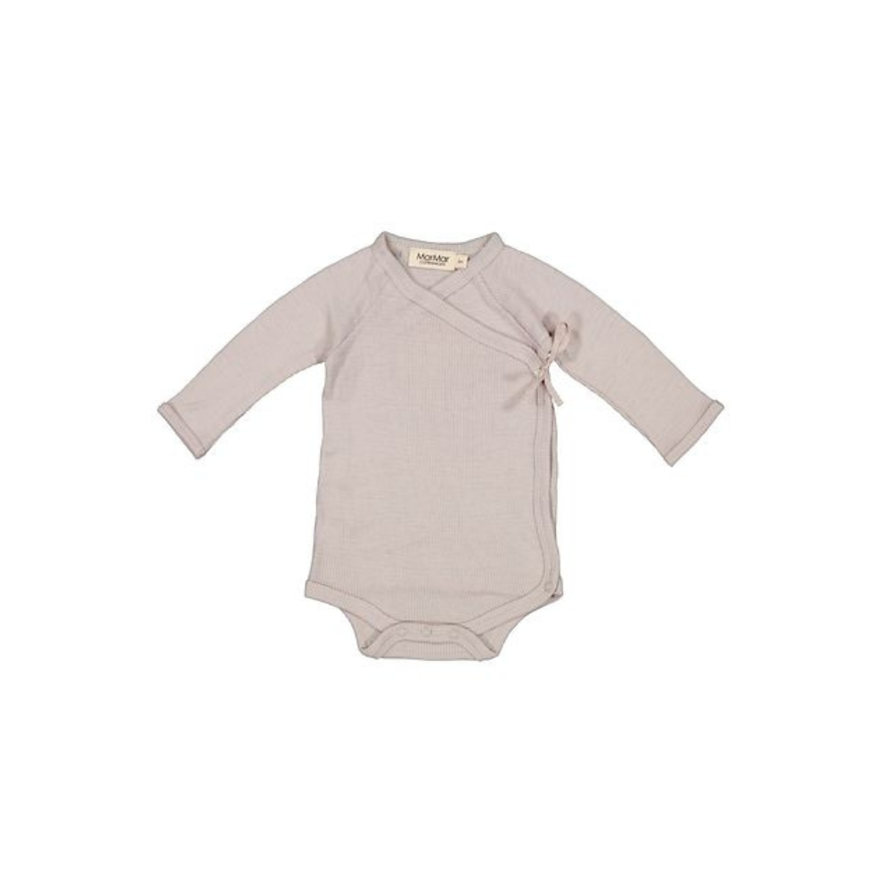 Wrap romper - Belita Wool rib - Merino wool - MarMar Copenhagen