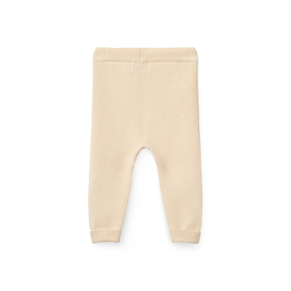Gebreid broekje - Cotton Baby Leggings - Biologisch katoen - Ecru/Cream - Copenhagen Colors