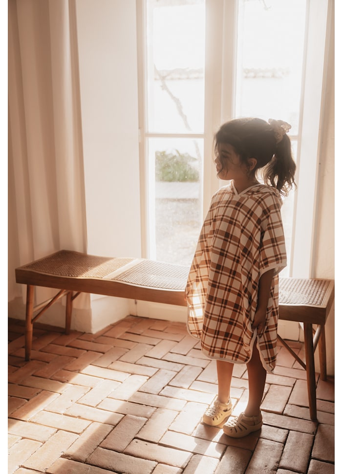 Badponcho baby en kind - Badstof/katoen - Mrs Ertha