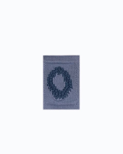Gebreide letter vlaggetjes N-Z - Knitted Letters - Blauwe tinten - SmallStuff