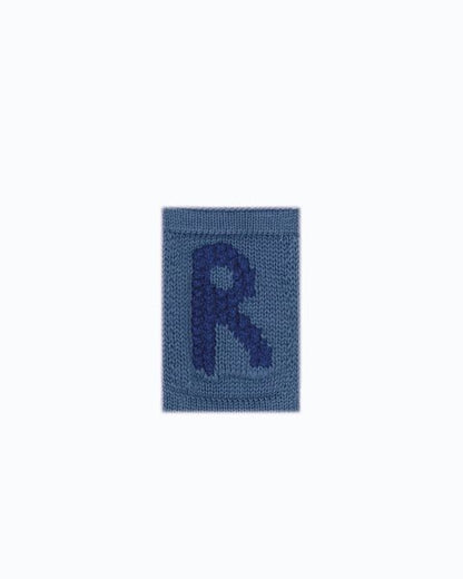 Gebreide letter vlaggetjes N-Z - Knitted Letters - Blauwe tinten - SmallStuff