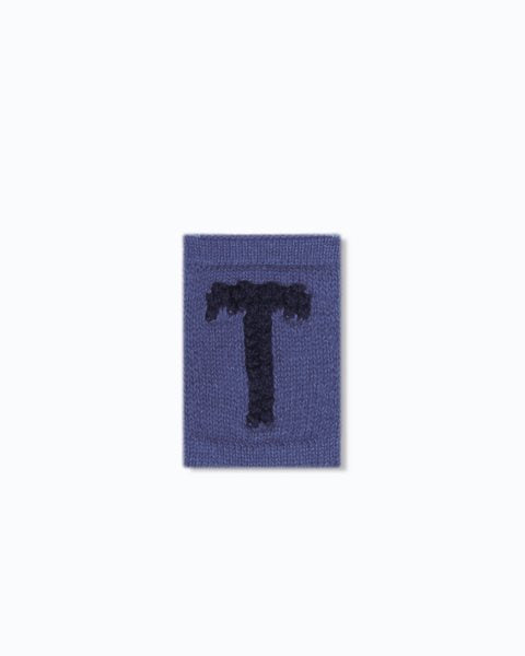 Gebreide letter vlaggetjes N-Z - Knitted Letters - Blauwe tinten - SmallStuff
