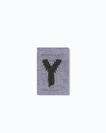 Gebreide letter vlaggetjes N-Z - Knitted Letters - Blauwe tinten - SmallStuff