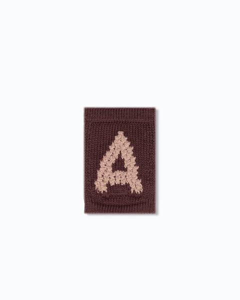 Gebreide letter vlaggetjes A-M - Knitted Letters - Roze tinten - SmallStuff