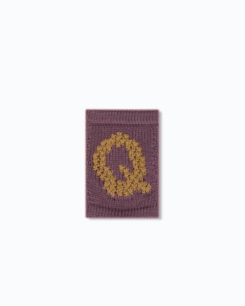 Gebreide letter vlaggetjes N-Z - Knitted Letters - Roze tinten - SmallStuf