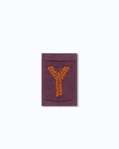 Gebreide letter vlaggetjes N-Z - Knitted Letters - Roze tinten - SmallStuf