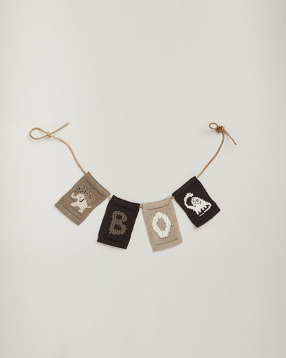 Knitted symbol flags - Knitted Symbols - Natural tones - SmallStuff