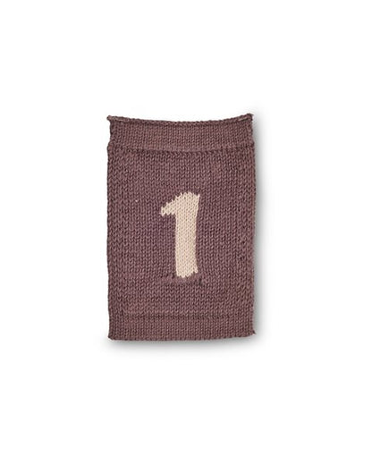 Gebreide nummer vlaggetjes - Knitted Numbers - Roze tinten - SmallStuff