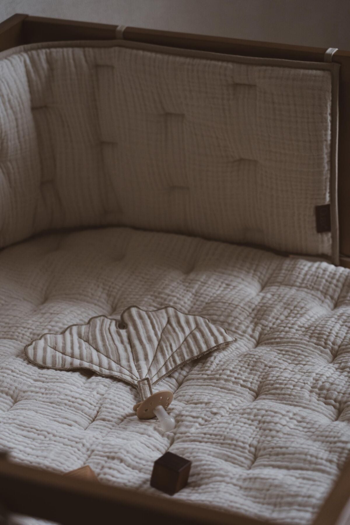 Doudou Ginkgo - Speendoekje - Natural Collection - Stripes - Quax