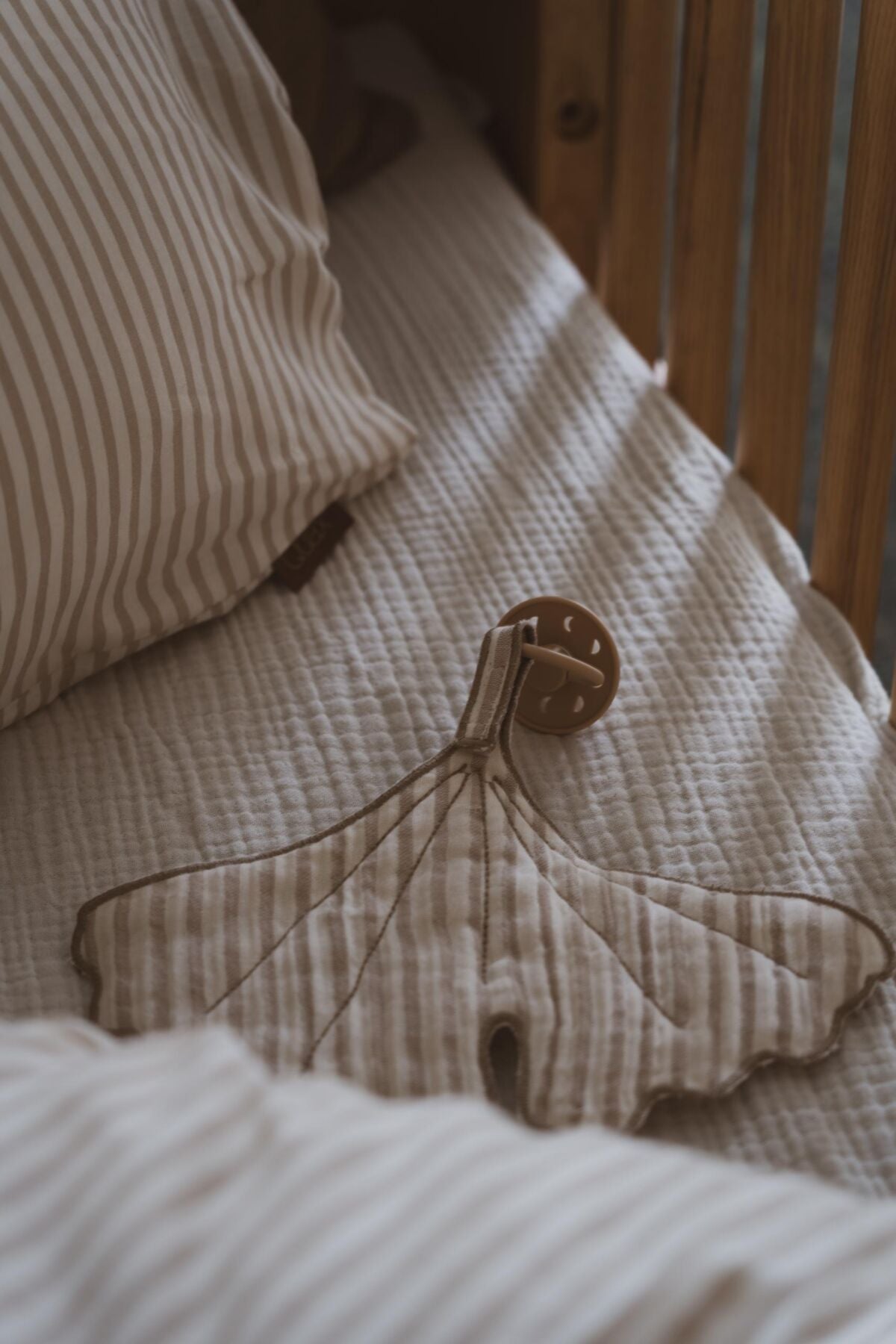 Doudou Ginkgo - Speendoekje - Natural Collection - Stripes - Quax