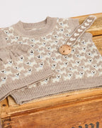 Knitted spencer dogs - Nature Melange Dogs – 100% merino wool - SmallStuff