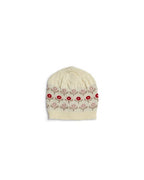 Knitted hat floral print - Flower Garden - 100% merino wool - SmallStuff