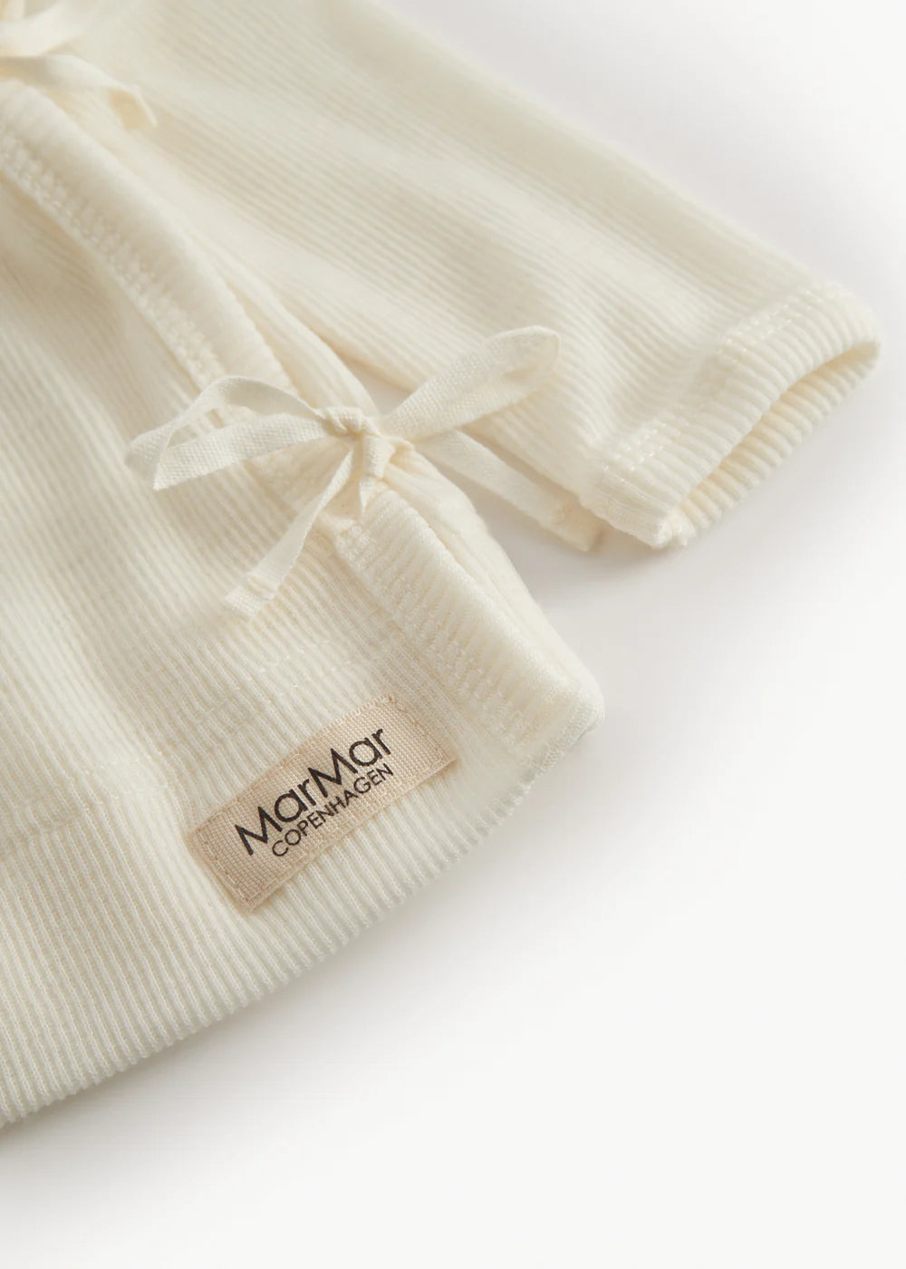 Overslag vestje - Tut Wrap LS Wool Rib - 100% merinowol - MarMar Copenhagen