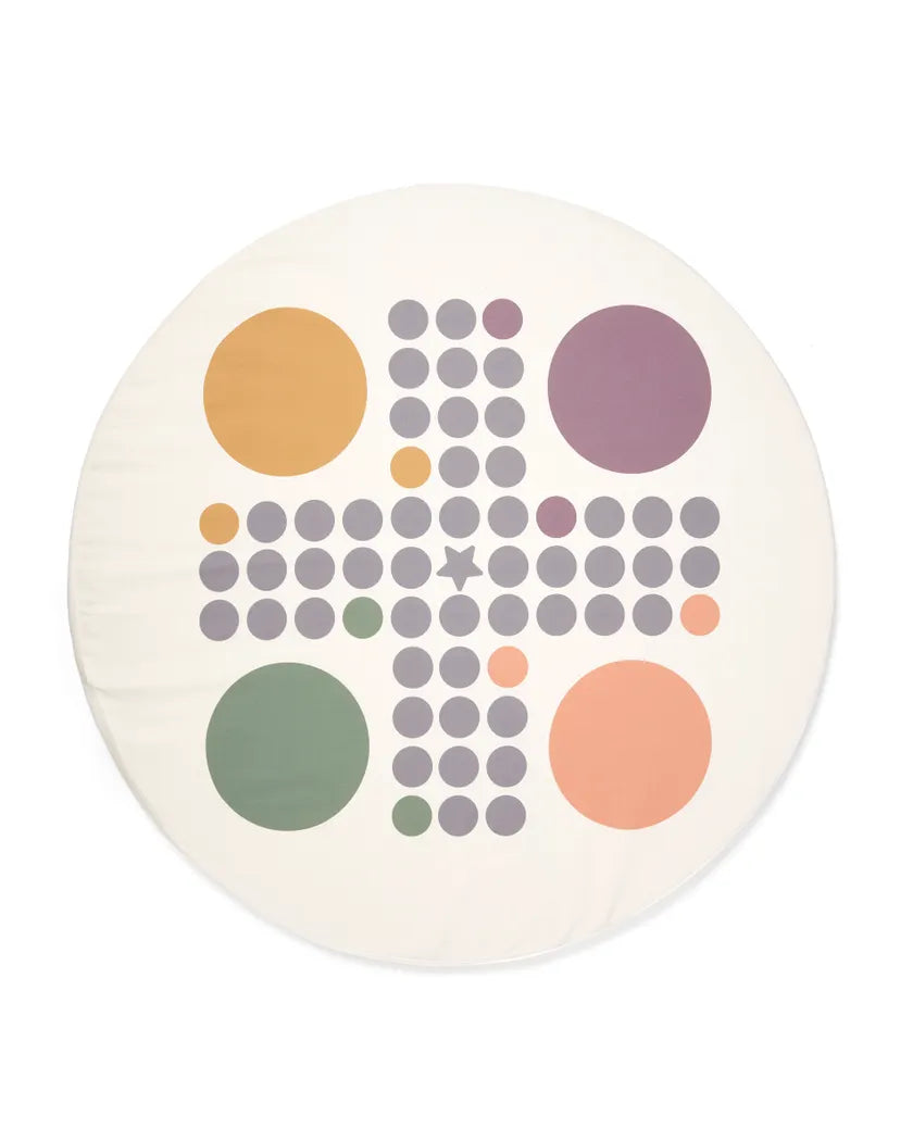 Vloerkussen Game 110 cm – speelmat & ludo spel - Kid's Concept