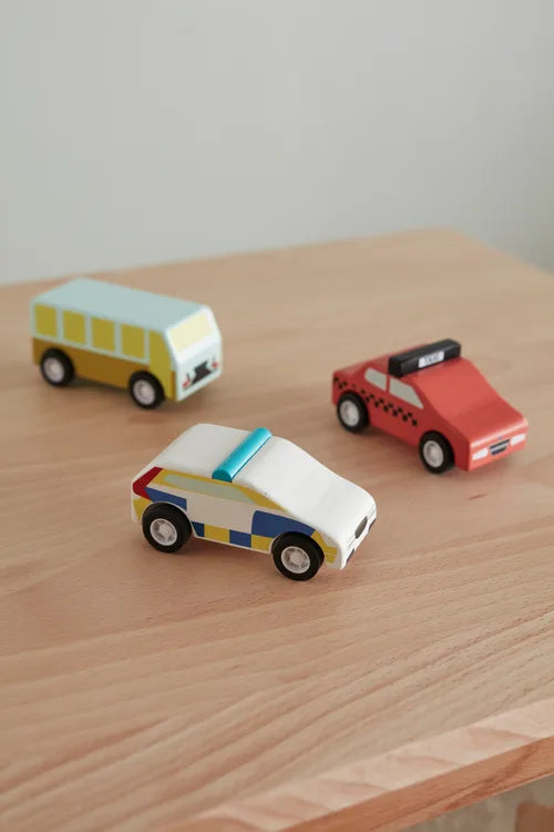 Pull Back Cars - 3-teiliges Set - Autos - Kid's Concept