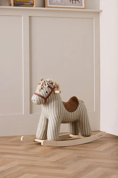 Rocking Horse Sam Aiden - Green/White - Kid's Concept