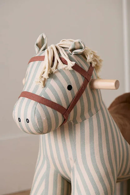 Rocking Horse Sam Aiden - Green/White - Kid's Concept