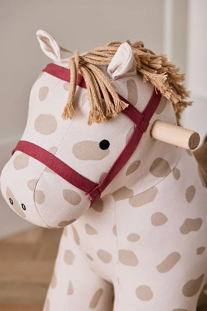 Hobbelpaard Dotty Aiden - Rocking Horse - Beige/White - Kid's Concept