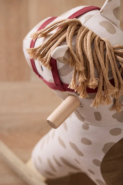 Hobbelpaard Dotty Aiden - Rocking Horse - Beige/White - Kid's Concept