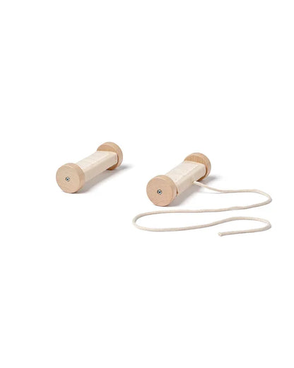 Zieh-Tierchen Dotty Aiden - 2-in-1 - Zieh-Spielzeug - Beige/Weiß - Kid's Concept