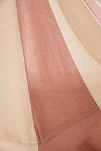 Paviljoentent Stripe Dusty Brown - GOTS biologisch katoen - Kid's Concept