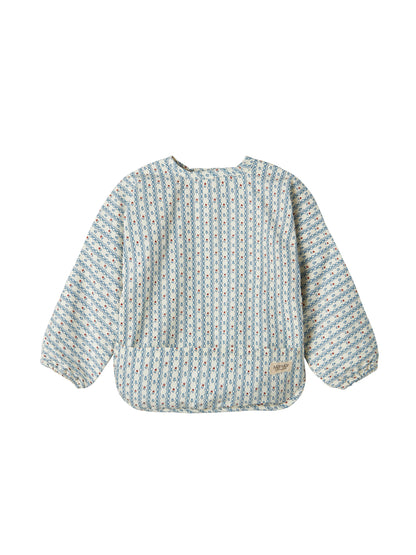 MarMar Copenhagen - Apron LS - Long Sleeve Bib - Deep Lake Check