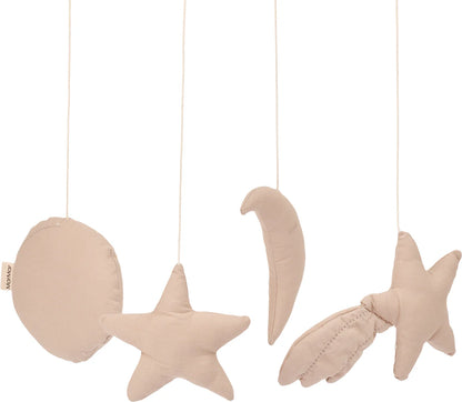 Mobile Uno - Grey Sand - Organic cotton - MarMar Copenhagen