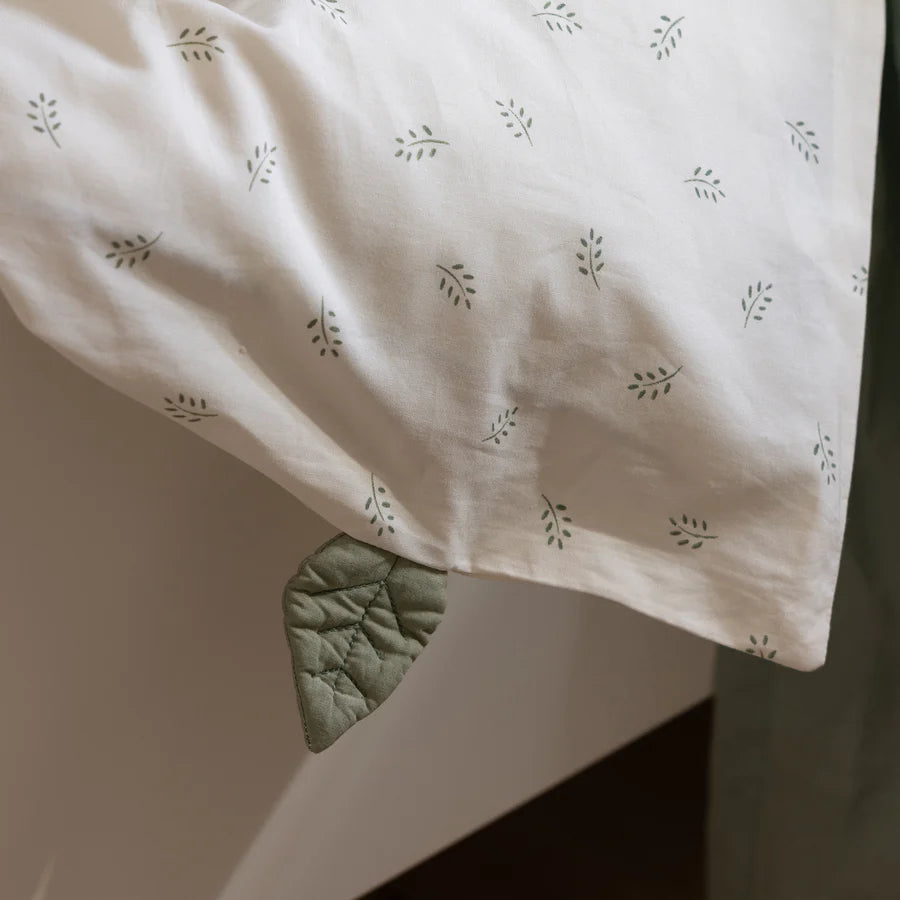 Duvet Cover Baby - 100x70 & 40x45 - Organic Cotton - Sephora Leaves