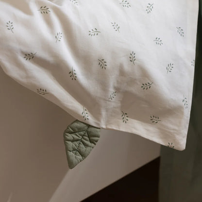 Duvet Cover Baby - 100x70 & 40x45 - Organic Cotton - Sephora Leaves