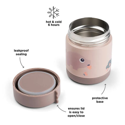 Thermo-Essensbehälter - Insulated food jar - Tiny farm - Powder - 300 ml - Done by Deer