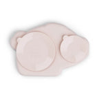 Silicone Stick&Stay Plate - Suction Cup Plate Pigee - Powder - Done by Deer