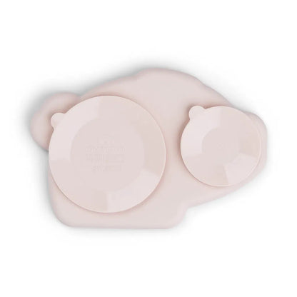 Silicone Stick&Stay Plate - Suction Cup Plate Pigee - Powder - Done by Deer