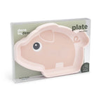 Silicone Stick&Stay Plate - Suction Cup Plate Pigee - Powder - Done by Deer