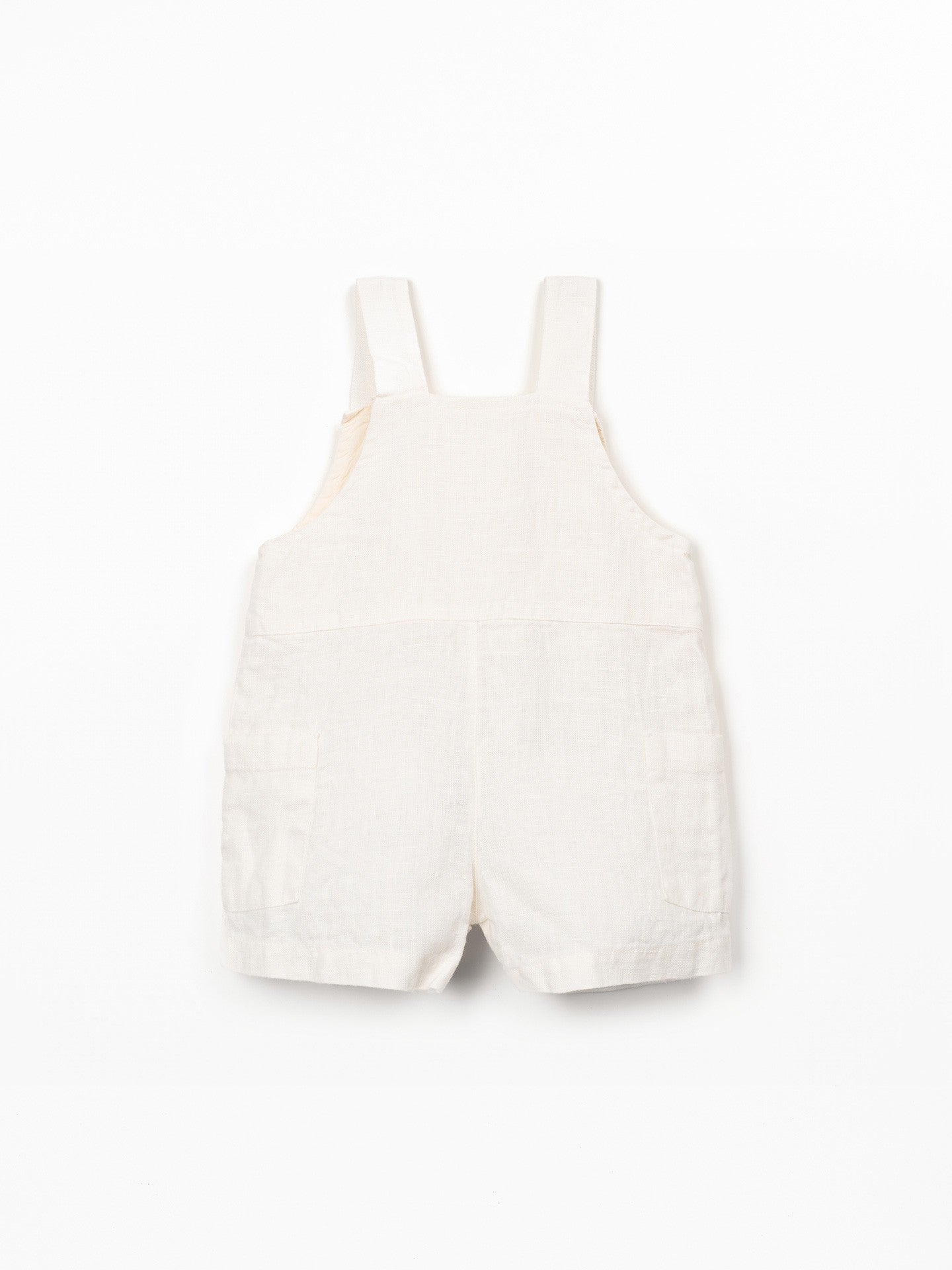 Linnen jumpsuit met verstelbare bandjes - 100% linnen - Play Up