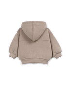 Fleece-Weste mit Kapuze - Baumwollmix - Drawing/Braun - Play Up