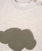 Fleece jumpsuit with cloud print - Baggy fit - Cotton blend - Sketches - Play Up