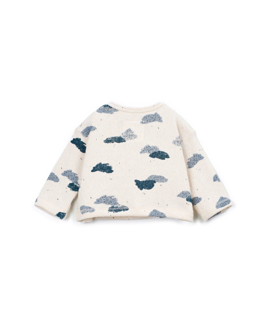 Baby-Pullover mit Wolkenprint - Baumwollmischung - Wolken-Detail - Play Up