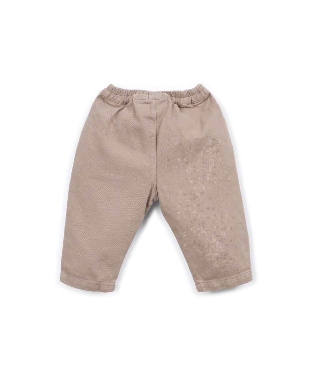 Pull-on twill trousers - 100% cotton - Drawing - Play Up