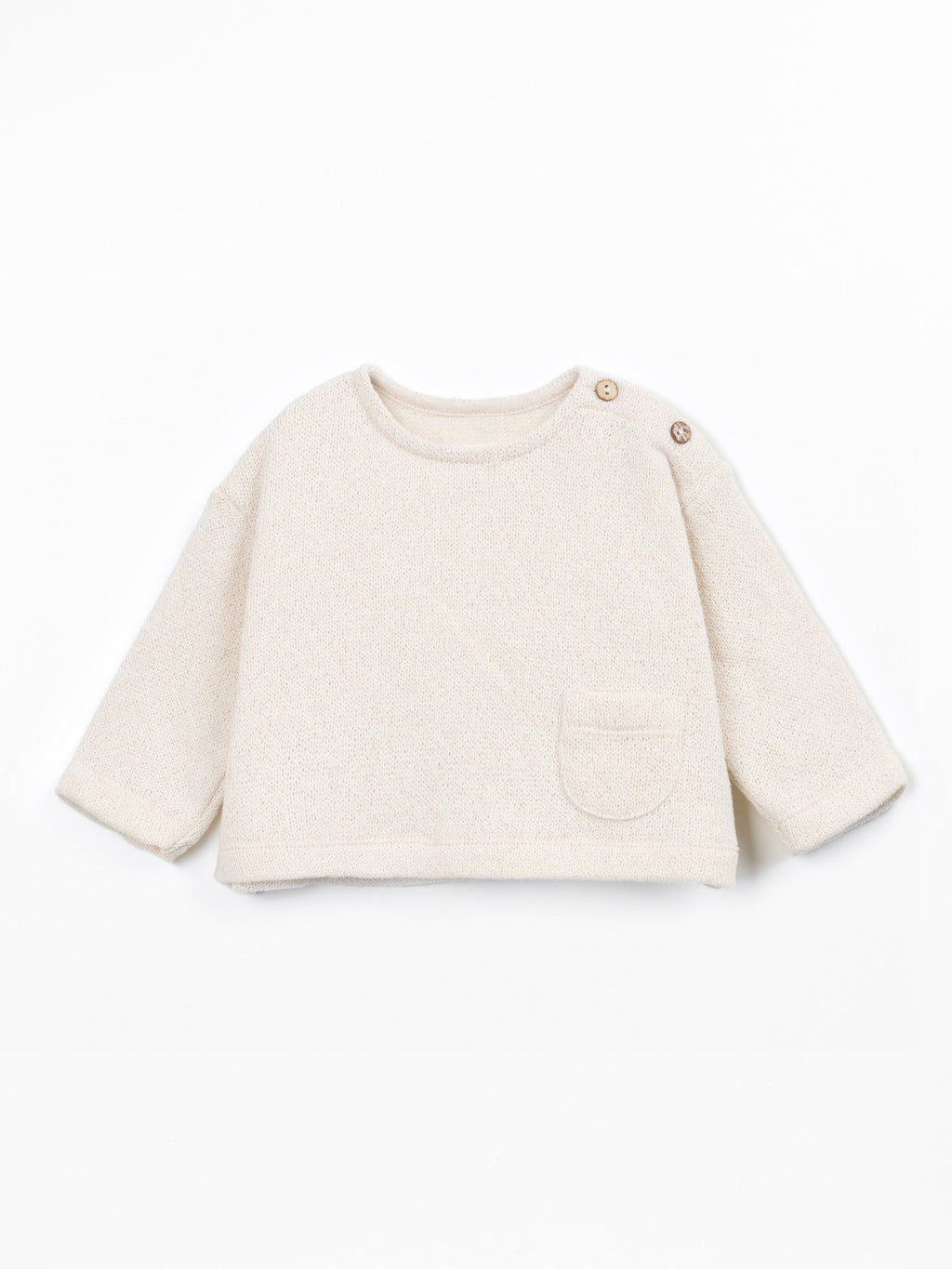 Jersey-Pullover – Tufting – Baumwolle und recycelte Baumwolle – Play Up