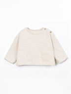 Jersey-Pullover – Tufting – Baumwolle und recycelte Baumwolle – Play Up