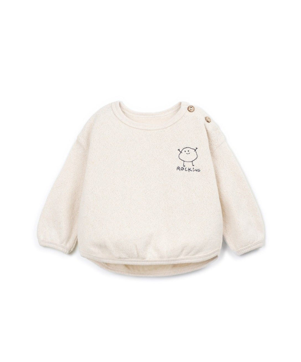Sweater Rocking Sketches - Katoen & gerecycled katoen - Play Up