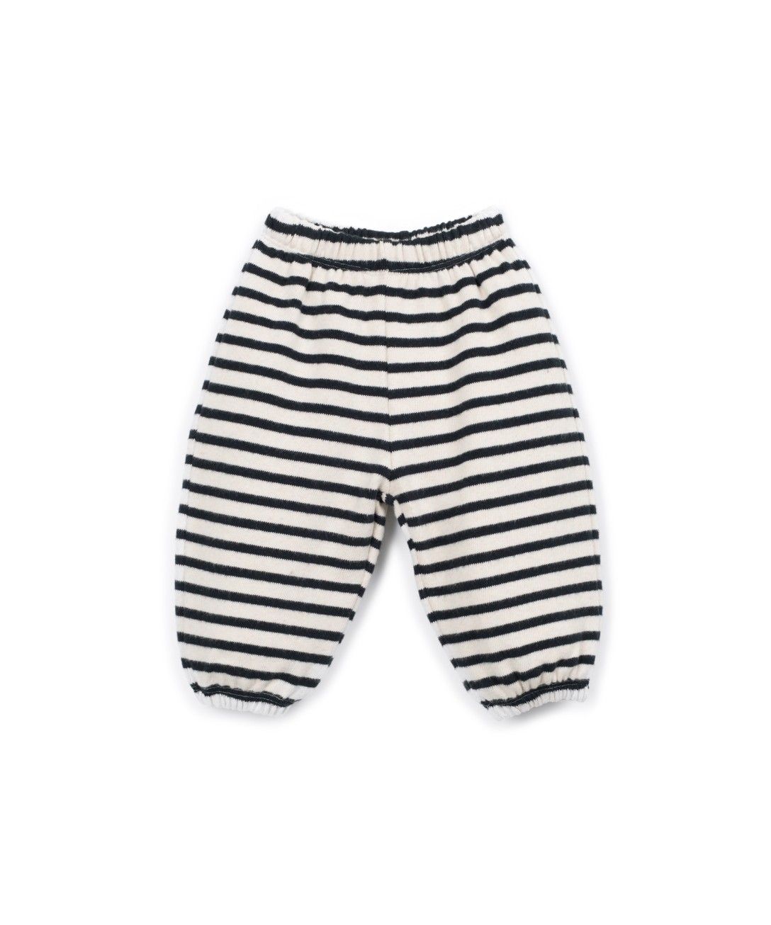 Gestreepte broek - Cocoon/zwart - Katoen & gerecycled katoen - Play Up