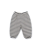 Gestreepte broek - Cocoon/zwart - Katoen & gerecycled katoen - Play Up